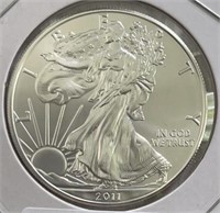 2011 American Eagle Silver GEM BU