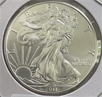 2011 American Eagle Silver GEM BU