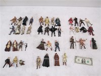 Large Lot of Star Wars Action Figures - As Shown