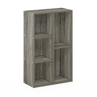 (Read)Luder 31.5 in. French Oak 5 Shelf Bookcase