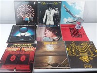 9 albums vinyls LP dont Isaac Hayes