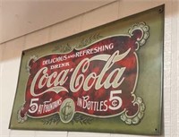 (2) Coca-Cola Metal Signs
