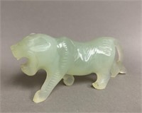 Antique Chinese Jade Lion Figure 4"