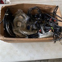 Box Lot of Wires and Cables