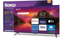 Roku 65 Select Series 4K HDR TV CRACKED SCREEN