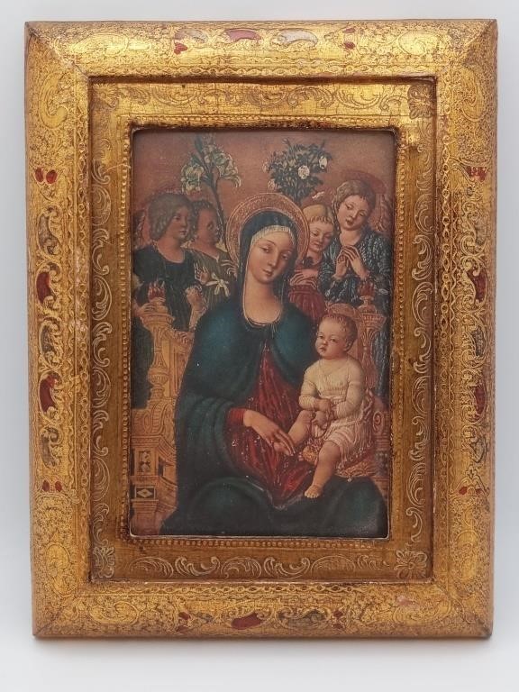 Matteo di Giovanni, La Madonna, Vtg Art Print
