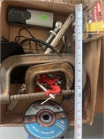 Flat with assorted tooling, clamps, Bluetooth