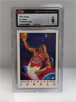 1991 Fleer #2 Michael Jordan CSG 9 Pro-Visions