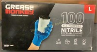 100ct Grease Monkey Disposable Gloves Large