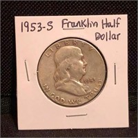 1953S Franklin Half Dollar