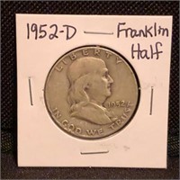 1952D Franklin Half Dollar