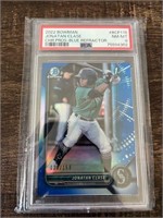 2022 Bowman Chrome 1stJonatan Clase /150 PSA 8