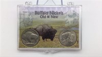 Buffalo Nickels Old And New Set