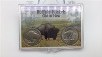 Buffalo Nickels Old And New Set
