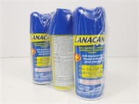 Lanacane: Spray Anesthetic/Antiseptic First Aid x3