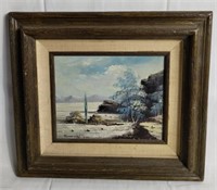 Kenneth Walford original oil on canvas landscape