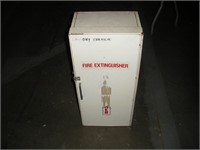 Metal Fire Extinguisher Cabinet  12x8x28 inches