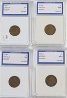 4// 1916 S IGS G 4 LINCOLN CENTS