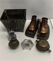 Zippo Type Lighter & Old Brass Items