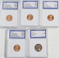 5// IGS GRADED COINS