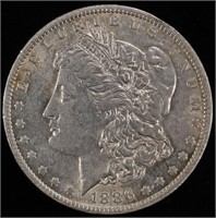 1886-O MORGAN DOLLAR AU