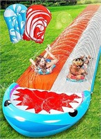 Sloosh 21ft Water Slides with 2 Boogie Boards Back