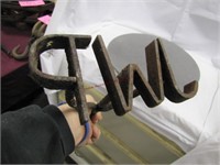 JWP branding iron