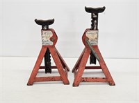 PAIR OF MOTORMASTER JACK STANDS - WELL USED