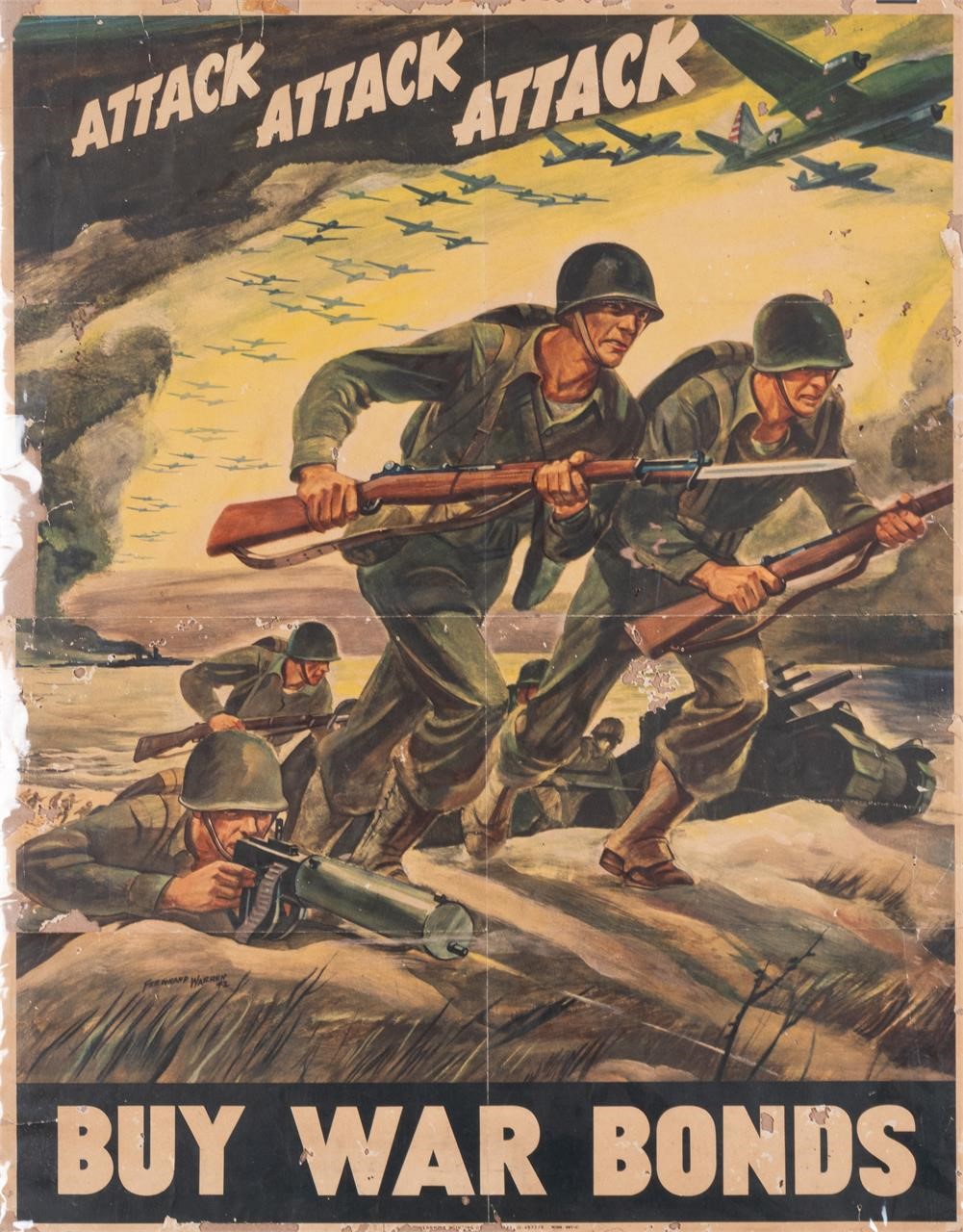 July Militaria, Vintage Posters, Political Memorabilia