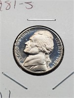 1981-S Proof Jefferson Nickel