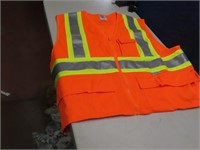 Mens 2XL~3XL Ultra Vis Reflective Safety Vest EXC