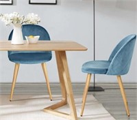 Zomba Modern Upholstered Dining Chairs Set of 2