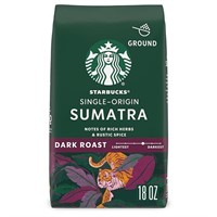 Starbucks Dark Roast Sumatra, (18 oz)