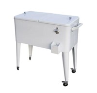 Permasteel White 75.7-L Wheeled Insulated Cooler