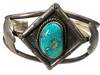 Native American Style Turquoise Cuff