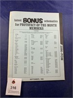 Sept 1982 Bonus Schematics Photofact of the Month