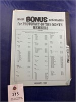Jan 1983 Bonus Schematics Photofact of the Month