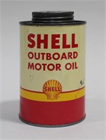 SHELL OUTBOARD MOTOR OIL CAN