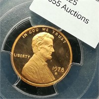 1978 S DCAM PENNY 1C PR69RD PCGS