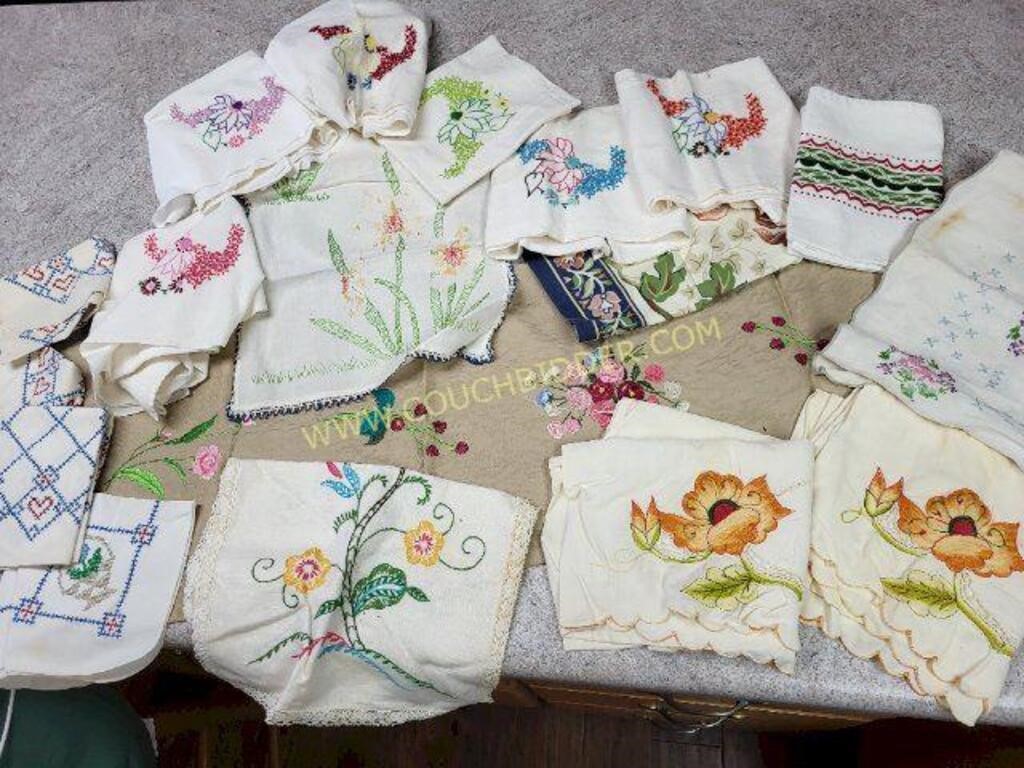 Printed and Embroidered Linens
