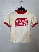 Vintage Carpet Barn Red Ringer Shirt 80s
