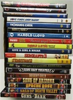 Assorted Western Dvd's: Harold Lloyd...