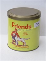 Friends Smoking Tobacco Metal 12 Ounce Can