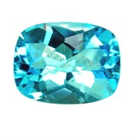 Natural 10x8mm Long Cushion Sky Blue Topaz