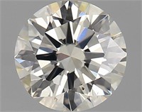 Gia Certified Round Cut .90ct Si1 Diamond