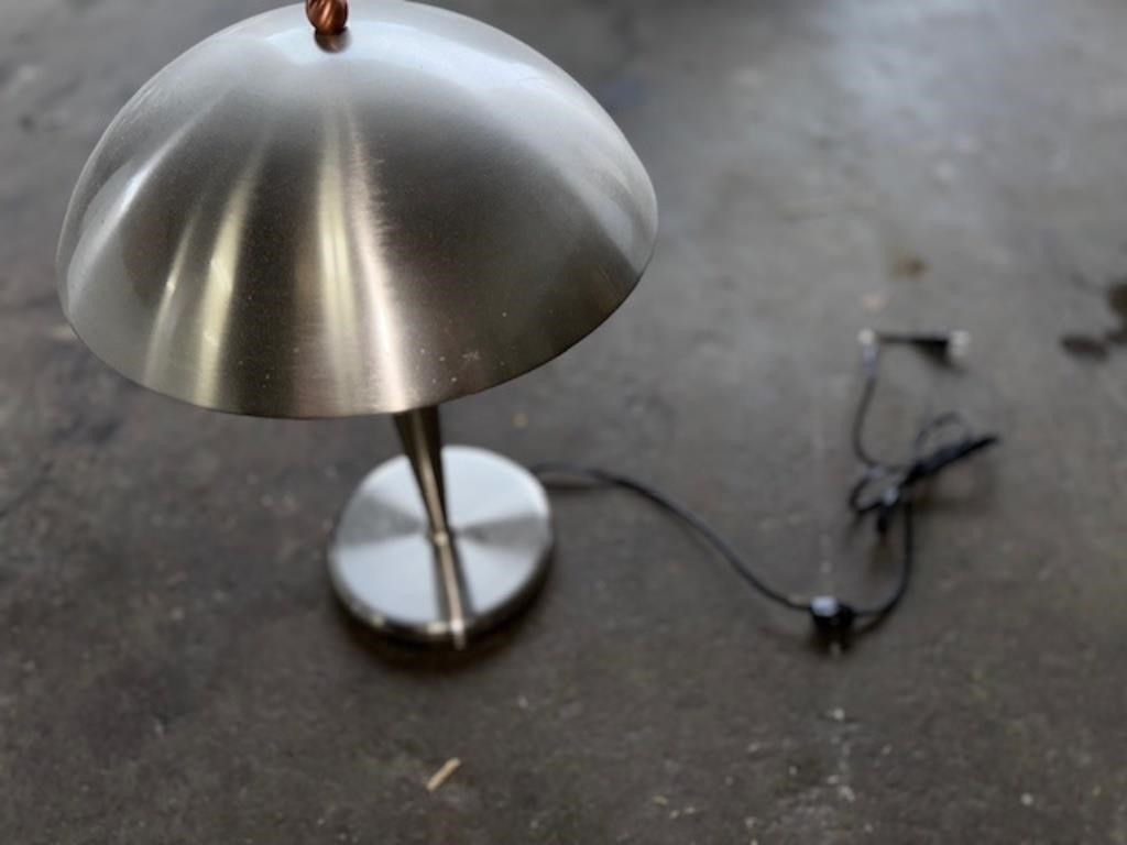 Silver desk lamp-Like new
