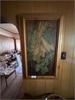 Wood Framed Artwork on Board