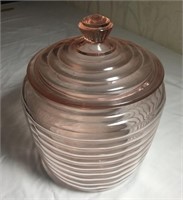 Depression Glass with Lid