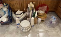 Large Lot of Disposable Party Goods