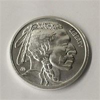 .9999 Fine Silver One Ounce Buffalo Round